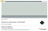 Hands-on Workshop: AUTOSAR · AUTOSAR Documents The SWS(Software Specification) contains the most detailed information for each Basic Software Module Each SWS document is structured