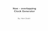 Non – overlapping Clock Generatorathena.ecs.csus.edu/~pheedley/ADC_team_docs/ADC1_clkgen_PDR.pdfSuper Buffer to drive larger load. • Usage of Inverters to attain Non-Overlap. •