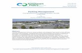 Comprehensive Implementation Guide · 2020-03-05 · Parking Management Comprehensive Implementation Guide Victoria Transport Policy Institute 2 Introduction A typical automobile