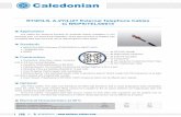 RT/ZHLS, A-2Y(L)2Y External Telephone Cables to NR/PS/TEL/00015 Cables for Outdoor Plant…Caledonian Railway Cables Scada/Pilot Cables NR/PS/ELP/27220 Applications The telecom cables