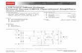 Low Input Offset Voltage Ground Sense CMOS … Sheets/Rohm PDFs...Low Input Offset Voltage Ground Sense CMOS Operational Amplifiers BU5281G BU5281SG General Description The BU5281xx