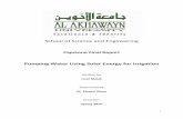 School of Science and Engineering - Al Akhawayn University Water Using Solar Energy for...First and foremost I would like to give thanks to Al Akhawayn University and the School of