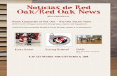 Noticias de Red Oak/Red Oak News...Noticias de Red Oak/Red Oak News #R o c ket s S o a r R ock y R ock s ! S oa r i ng R ockets ! S OA R ! S af e , O w ne rs hip, Ac c e pting, R e