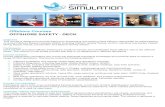 Simulated Procedural Training - Offshore Simulation Centreon board Offshore Support Vessels (OSV), including Platform Supply Vessel, Anchor Handling Tug Supply Vessel, Diving Supply