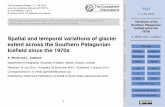 Variations of the Southern Patagonian Icefield since the 1970sJul 01, 2013  · TCD 7, 1–34, 2013 Variations of the Southern Patagonian Iceﬁeld since the 1970s A. White and L.