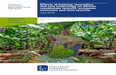 Effects of training, innovation and new technology on African · farming households, whose agricultural production and income is insufficient to maintain secure livelihoods (FAO et