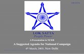 LOK SATTA · 2014-12-12 · LOK SATTA 3 Governance at a Glance GovernmentsspendRs.1800croreseveryday Out of 27 million organised workers, government employs70% Fiscal deficit (Union