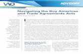 une 2017 A CO's Guide: Navigating the Buy … American...une 2017 A CO's Guide: Navigating the Buy American and Trade Agreements Acts By Carol Barton, PhD, CPCM This Advisory explores