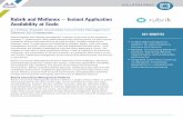 Rubrik and Mellanox – Instant Application Availability at ... · The Rubrik platform delivers granular role-based access control across all cloud data management workflows while
