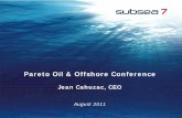 Pareto Oil & Offshore Conference - Subsea 7 2020-03-03آ  - Offshore installation expected to commence