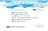 Monarch LR5.1.1.0 AT Commands Reference Manual, Revision 2 … · 2018-07-24 · AT COMMANDS REFERENCE MANUAL - LR5.1.1.0 PROPRIETARY iii SEQUANS Communications About this Manual