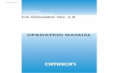 CX-Simulator Operation Manual - Omron...With CX-Programmer version 3.0 or higher, the CX-Simulator can be started and connected (placed online) from the CX-Programmer. After going