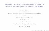 Assessing the Impact of the Di usion of Shale Oil and Gas … · 2019-11-12 · Assessing the Impact of the Di usion of Shale Oil and Gas Technology on the Global Coal Market Frank