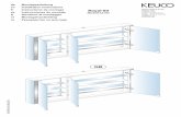 fr Instructions de montage Royal 60 KEUCO GmbH & Co€¦ · - Before commencing any cabling work, check that the cables are at zero voltage. Measures must be taken to ensure that