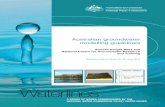 Groundwater Modelling Guideline - WA DPLH€¦ · groundwater modelling refers to a variety of methods, the guidelines focus on computer-based numerical simulation models. The guidelines