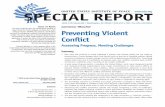 Preventing Violent Conflict: Assessing Progress Meeting ... · tion, drawing on analysis of conflict trends and current threats. Second, it assesses progress achieved over the last