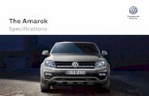The Amarok - Volkswagen...Audio, Telephone and Multi-Function Display controls mounted on steering wheel l l ... A-pillar fixed grab handle (1) l l ... Width mm (between wheel arches)
