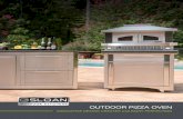 OUTDOOR PIZZA OVEN - John Michael Kitchens€¦ · warning: When operating, portions of your fire outdoor pizza oven get hot enough to cause severe burns. Never leave children or