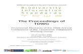 The Proceedings of TDWG...Proceedings of TDWG – 2008 Page 4 Chris Freeland 22 5.4. Precision in accessing the descriptions, keys and other contents of digitized taxonomic literature: