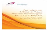 Workshop on Millimeter-Wave Antenna …sklmw/5Gworkshop/pdf/Program.pdfWorkshop on Millimeter-Wave Antenna echnologiesT for 5G and Beyond 30 – 31 March 2017 City University of Hong
