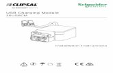 USB Charging Module - Clipsal · 2014-07-06 · • The USB charging module must be installed by a licenced electrical installer. • The supply circuit must be turned off, locked