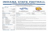 INDIANA STATE FOOTBALL - Amazon S3€¦ · Indiana State put up 569 yards of total offense against South Dakota State in week six. It was the highest output by It was the highest