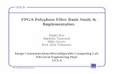 FPGA Polyphase Filter Bank Study & Implementation · 2007-08-13 · All experiments were synthesized using Synplify 5.1.4 and placed and routed with Maxplus2 9.1 The filter bank consisted