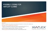POSSIBLE CODING FOR XIAFLEX CLAIMS · POSSIBLE CODING FOR XIAFLEX® CLAIMS INDICATION XIAFLEX® is indicated for the treatment of adult patients with Dupuytren’s contracture with