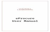 Procurement and Supply Services - College of …procurement.cofc.edu/documents/eProcure Manual Sept 2016... · Web vieweProcure is the College’s electronic purchasing software.