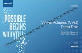 Virtual Volumes (VVol) · Vendor Specific VASA Providermatched to storage array Extends vSphere Storage Policy-Based Management to the storage ecosystem SPBM uses array native capabilities