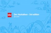 Dev Hackathon - 3rd editionhackathon.retail.infor.com/dev/Hackathon - 3rd edition.pdf · 2018-04-27 · A yearly software engineering hackathon that addresses real-world engineering