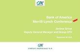 Bank of America Merrill Lynch Conference€¦ · 2 BANK OF AMERICA MERRILL LYNCH CONFERENCE – SEPTEMBER 2016 This presentation may include prospective information on the Group,