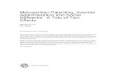 Metropolitan Patenting, Inventor Agglomeration and ... Metropolitan Patenting, Inventor Agglomeration