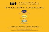 Amphorae Publishing - FALL 2016 CATALOGblankslatepress.com/wp-content/uploads/2016/05/Amphorae...treehouse Fall 2016 Catalog Fiction & Non˜ ction for Readers of All Ages info@amphoraepublishing.com