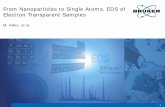 From Nanoparticles to Single Atoms: EDS of Electron Transparent … · 2016-07-27 · From Nanoparticles to Single Atoms, EDS of Electron Transparent Samples. Outline Nanoparticles