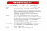 Alaris SE Keyboard Alert - VA National Center for Patient ... · Unexpected double tone could indicate an unintended entry. • Verify Screen Displays: ... of medicine. This issue