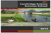 Cambridge Science Summer School - PKUbio.pku.edu.cn/data/upload/month_201211/CSSS2013_zZAg93.pdf · Programme Director: Dr. Joyce Wong The Cambridge Science Summer School offers a
