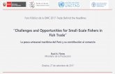 “Challenges and Opportunities for Small-Scale …...La p esca artesanal marítima del Perú y su contribución al comercio Raúl A. Flores Ministerio de la Producción Ginebra, 27