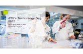 ATV’s Technology Day 2015 · 2017-12-12 · 2015-2020: 8-10% organic sales ... Together with Monsanto, Novozymes is developing yield enhancing microbials that protect crops from