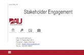 Stakeholder Engagement - DAU · 9/27/2017  · enterprise for aerospace leadership •Chevron: To be the global energy company most admired for its people, partnership and performance