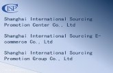 Shanghai International Sourcing Promotion Center …...Shanghai International Sourcing E-commerce Co., Ltd (ISEC) is a wholly-funded subsidiary of the Shanghai International Sourcing