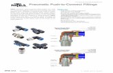 Pneumatic Push-to-Connect Fittings...Pneumatic Fitting Instructions and Caution Information Cut the NITRA tubing at a right angle with the axis using a standard tube cutter. After