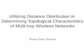Utilizing Distance Distribution in Determining Topological … · 2020-03-27 · of unit cube between 0 and 1 Link probability or probability of d < r. 10 Test of Link Probability