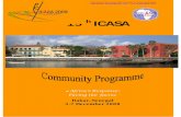 ICASA 2008 Community Programme Final ENG EC · ICASA 2008 Community Programme 1 The Community Programme Senegal has been selected to host the 15th International Conference on AIDS