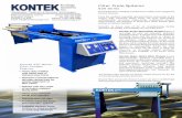 Ecology Filter Press Systems Systems 630 series Inc. · Filter Press Systems 630 series Kontek has been a leading manufacturer of filter press equipment for over 20 years. From the