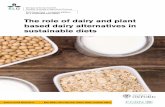 The role of dairy and plant based dairy alternatives in sustainable … · 2019-03-14 · The role of dairy and plant based dairy alternatives in sustainable diets SLU Future Food