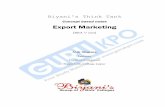 Concept based notes Export Marketinggurukpo.com/Content/EXPORT_MARKETING_THINK_TANK.pdf · Export marketing involves sending of goods & providing services to abroad as per the procedures