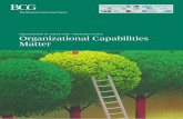 Organizational Capabilities Matter · 2019-06-24 · organizational capabilities. The framework’s six subcategories address structural capabilities such as the organization structure,