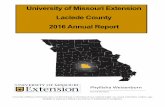 University of Missouri Extension Laclede County 2016 ...extension.missouri.edu/laclede/documents/PlansReports/Annual report 2016.pdfUniversity of Missouri Extension Laclede County