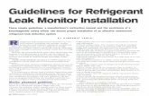 Guidelines for Refrigerant Leak Monitor Installationmedia.msanet.com/NA/USA/PermanentInstruments/HVAC... · your unit is designed to detect and the number of sam- pling locations